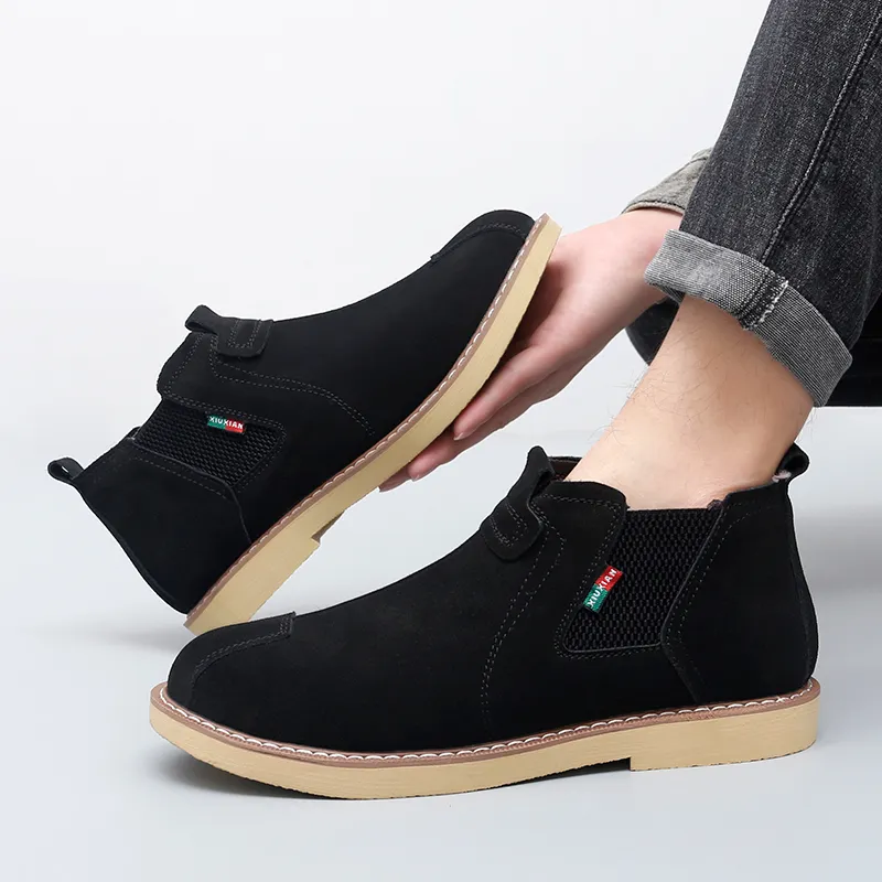 MUSNODO Ankle Length Chelsea Boots Unisex-2