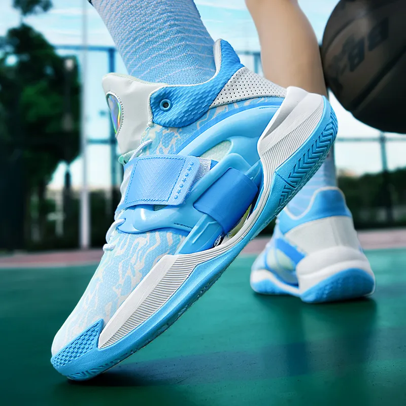 MUSNODO Rebound Reflective With High Visibility High Top Basketball Shoes Unisex-5