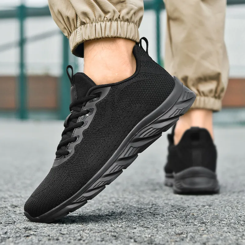 MUSNODO Slip Resistant, Abrasion Resistant, Lightweight Low Top Casual Running Shoes Men's-10