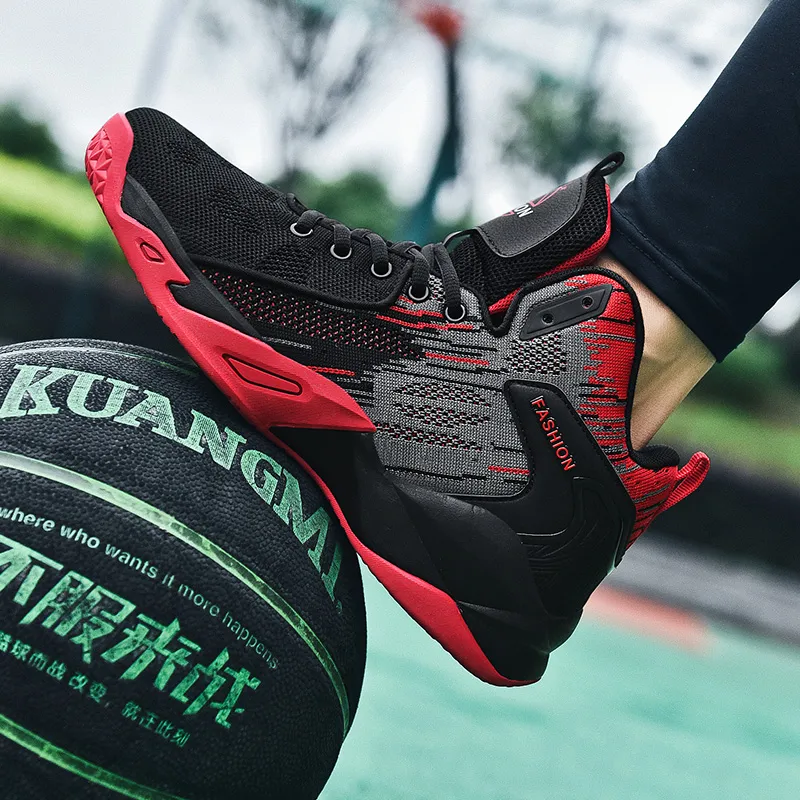 MUSNODO Shock Absorbers With Slip Resistant And Abrasion Resistant Properties High Top Basketball Shoes Unisex-17
