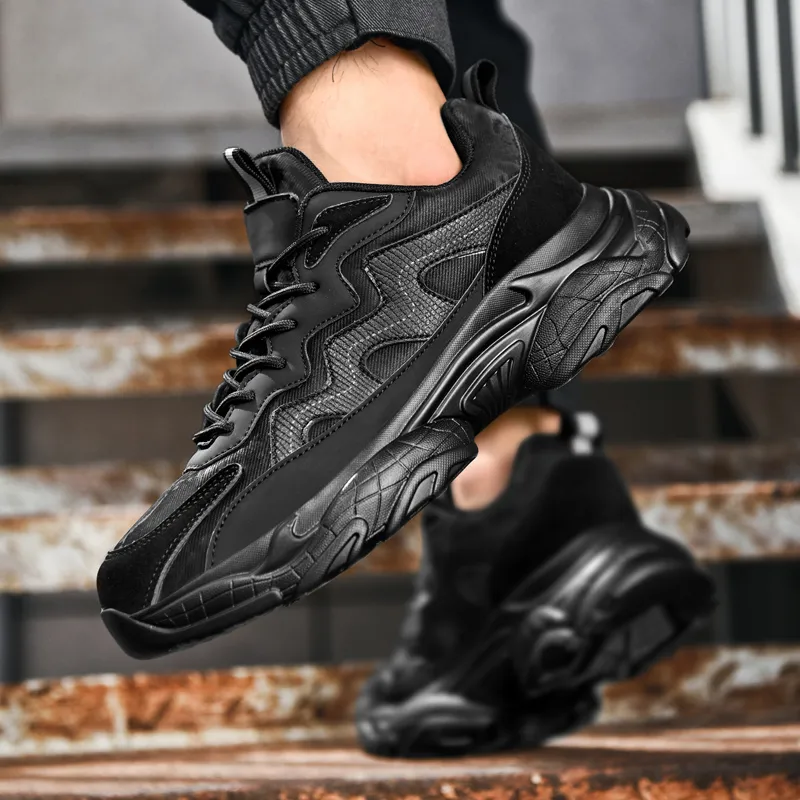MUSNODO Cushioning, Slip Resistant, And Abrasion Resistant Low Top Casual Running Shoes Men's Black Purple Green-6