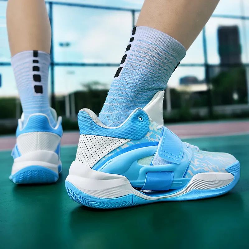 MUSNODO Rebound Reflective With High Visibility High Top Basketball Shoes Unisex-6