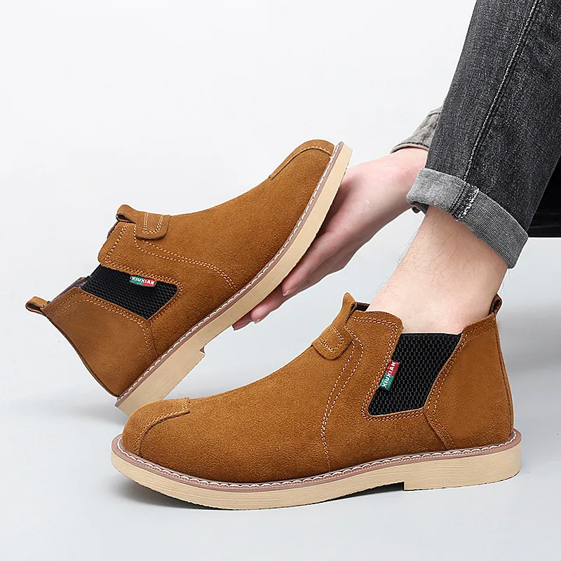 MUSNODO Ankle Length Chelsea Boots Unisex-7