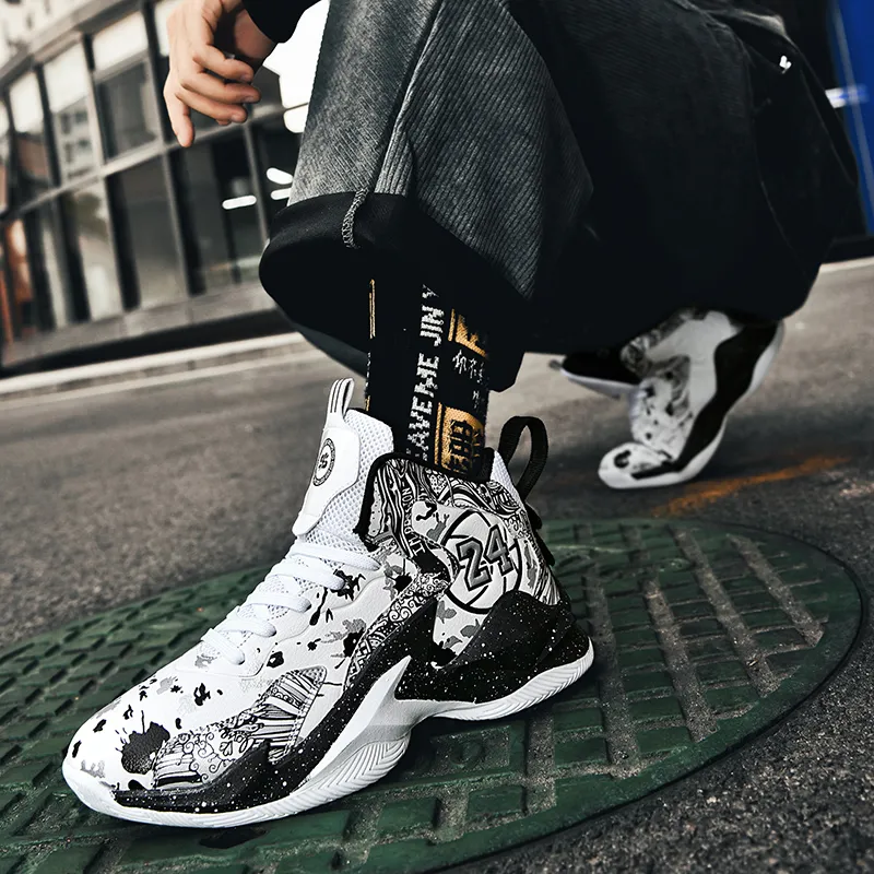 MUSNODO Abrasion Resistant Thermal Rebound High Top Basketball Shoes Unisex-17