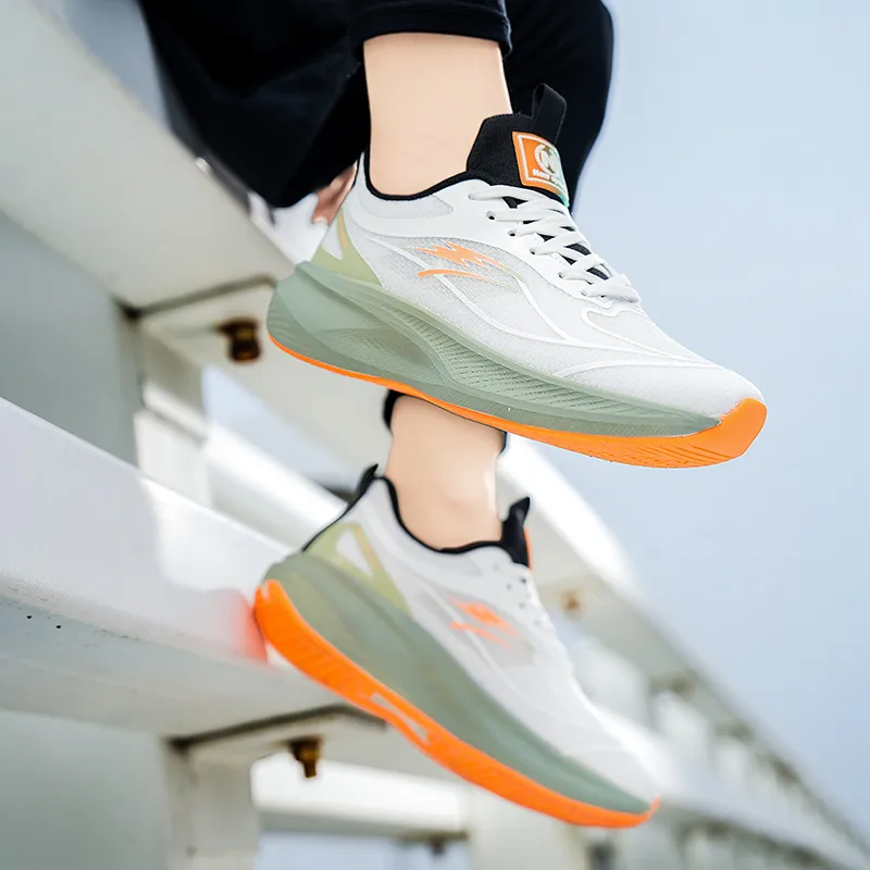 MUSNODO Shock Absorbers With Slip Resistant Features Low Top Casual Running Shoes Men's-18