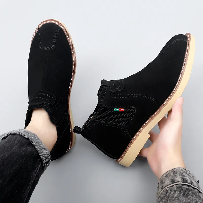 MUSNODO Ankle Length Chelsea Boots Unisex-3