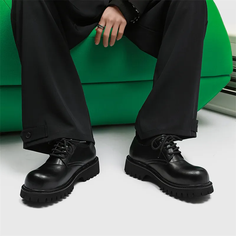 MUSNODO Dress Shoes Men's Black-3