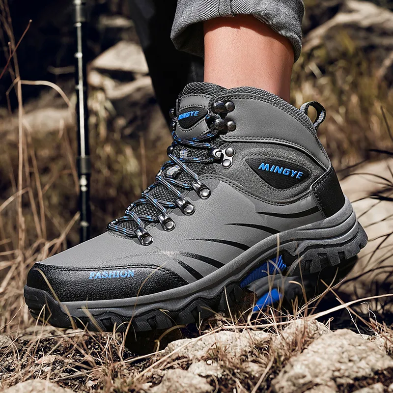 MUSNODO Thermal Cushioning Slip Resistant Short Snow Boots Men's-10