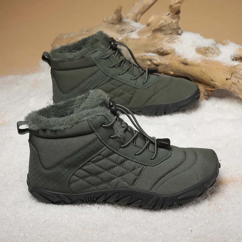 MUSNODO Thermal Waterproof Cushioning Short Snow Boots Men's-24
