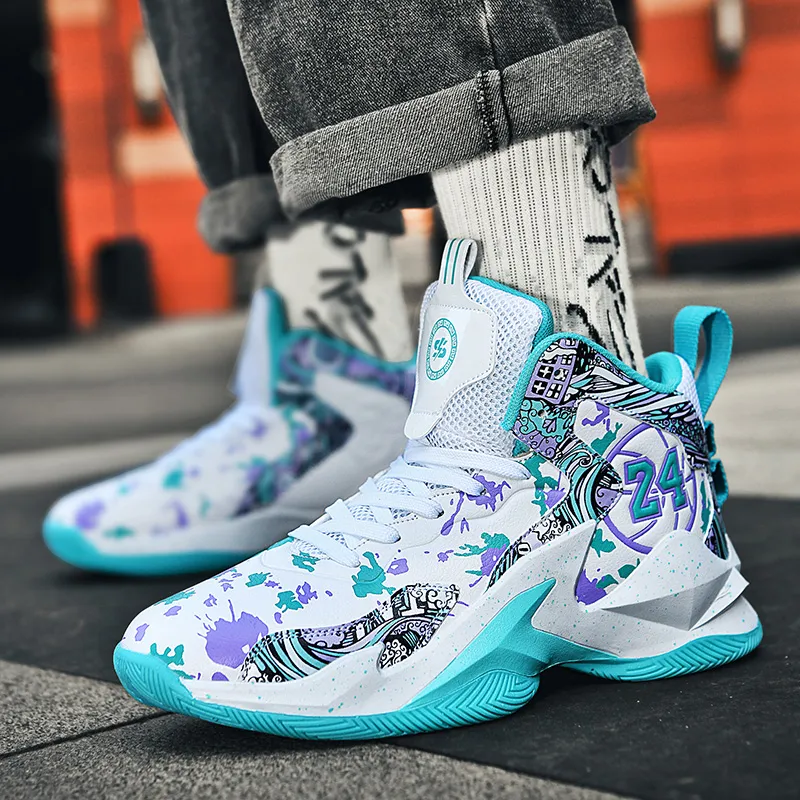 MUSNODO Abrasion Resistant Thermal Rebound High Top Basketball Shoes Unisex-8