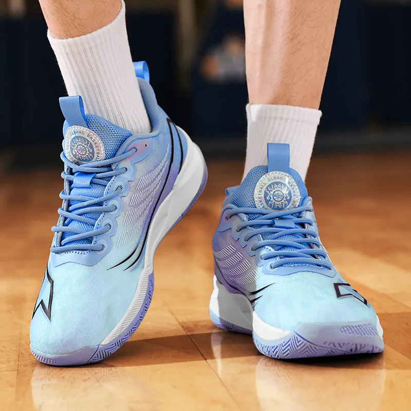 MUSNODO Cushioning Abrasion Resistant Breathable Low Top Basketball Shoes Unisex-7