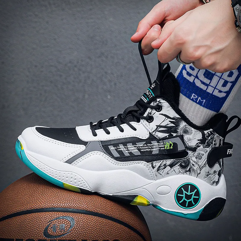 MUSNODO Cushioning, Slip Resistant, Abrasion Resistant, Breathable, Coverage, Support Mid Top Basketball Shoes Men's-10