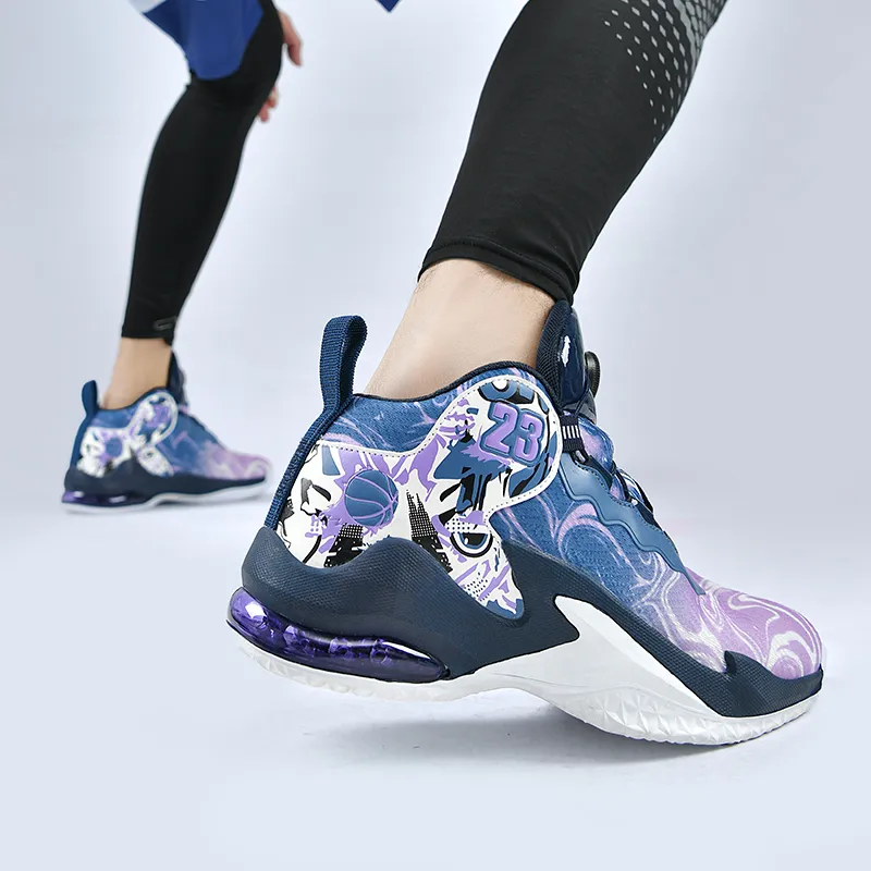 MUSNODO Cushioning, Slip Resistant, Abrasion Resistant, Breathable, Coverage, Rebound Mid Top Basketball Shoes Unisex-13