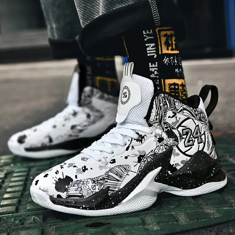 MUSNODO Abrasion Resistant Thermal Rebound High Top Basketball Shoes Unisex-14