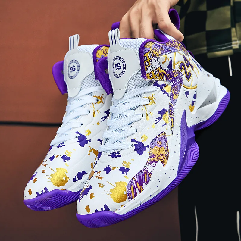 MUSNODO Abrasion Resistant Thermal Rebound High Top Basketball Shoes Unisex-2