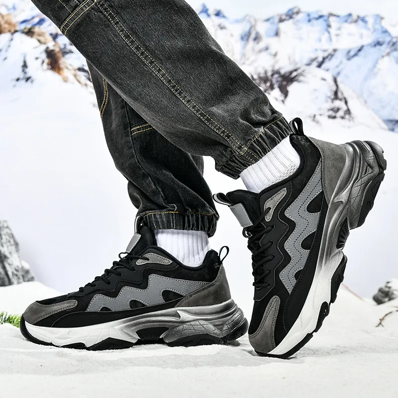 MUSNODO Cushioning, Slip Resistant, And Abrasion Resistant Low Top Casual Running Shoes Men's Black Purple Green-26