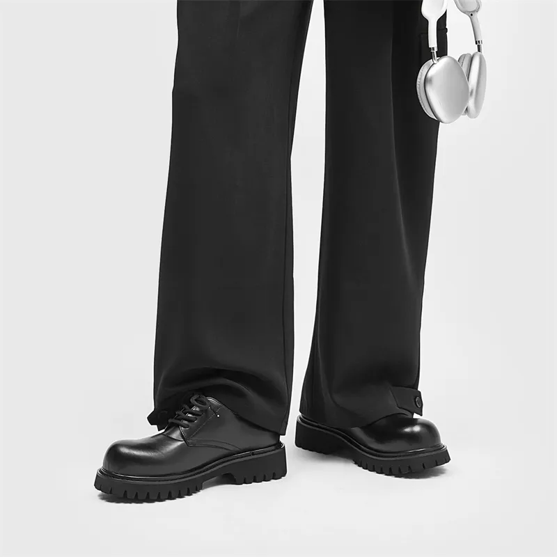 MUSNODO Dress Shoes Men's Black-4