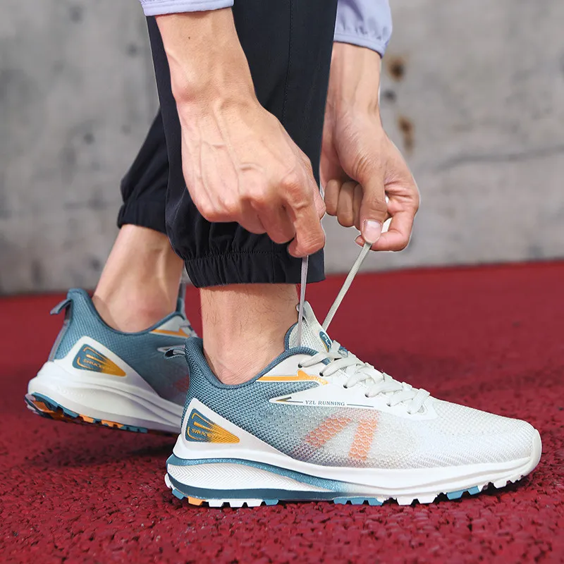 MUSNODO Slip Resistant, Breathable, Lightweight Low Top Casual Physical Fitness Test Physical Exam Running Shoes Unisex-19