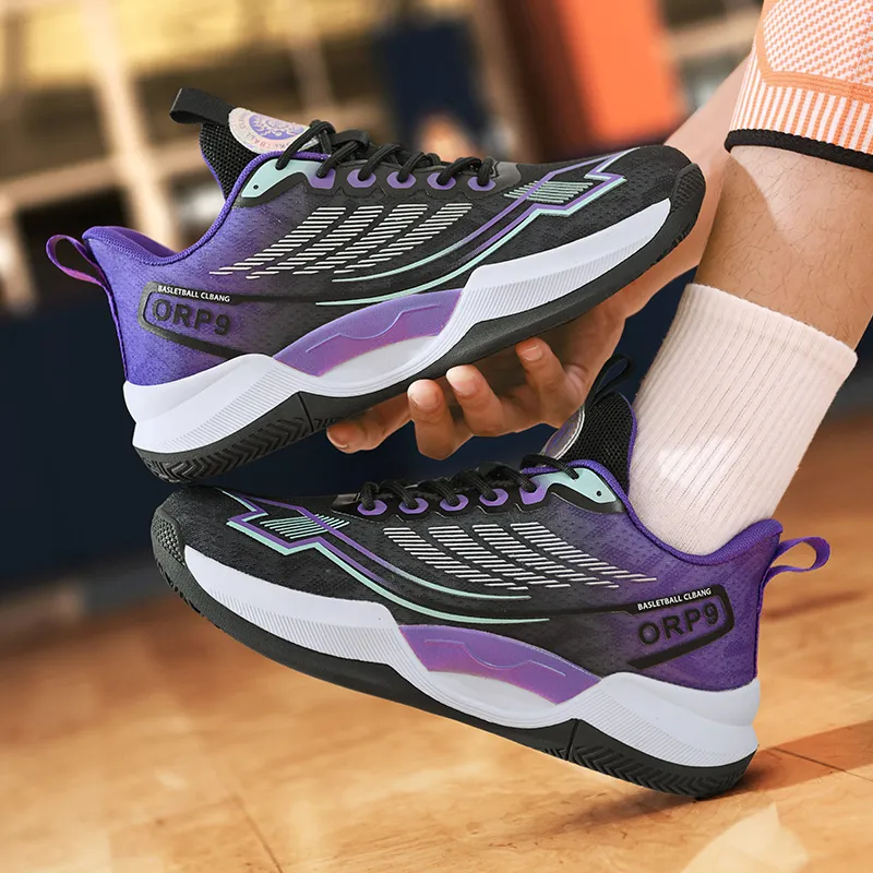 MUSNODO Cushioning Abrasion Resistant Breathable Low Top Basketball Shoes Unisex-15