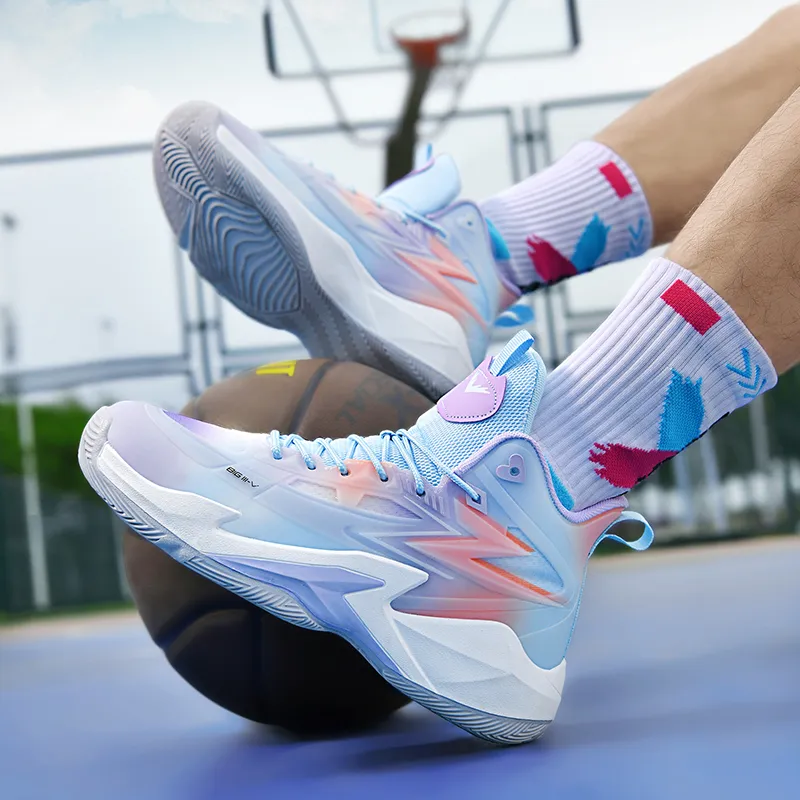 MUSNODO Shock Absorbers With Slip Resistant And Abrasion Resistant Properties High Top Basketball Shoes Unisex-19