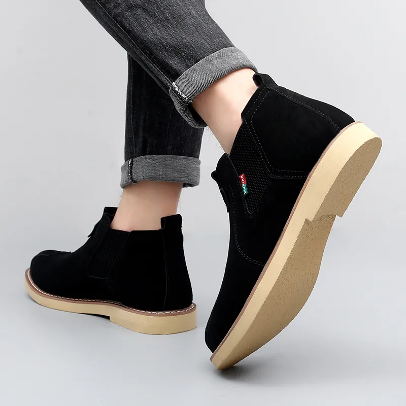 MUSNODO Ankle Length Chelsea Boots Unisex-13