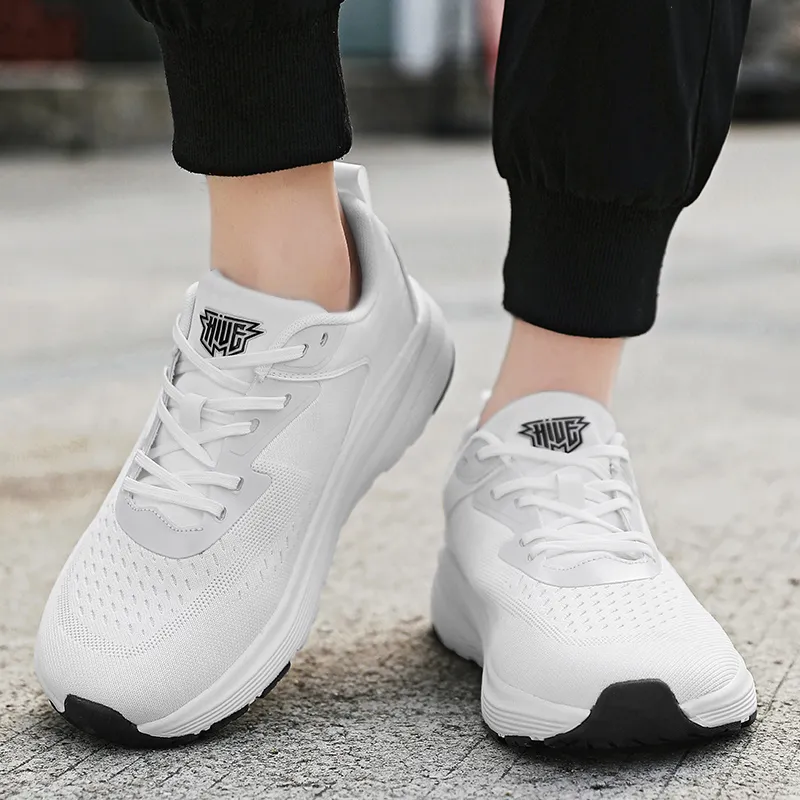 MUSNODO Shock Absorbers Slip Resistant Breathable Low Top Casual Running Shoes Unisex-14