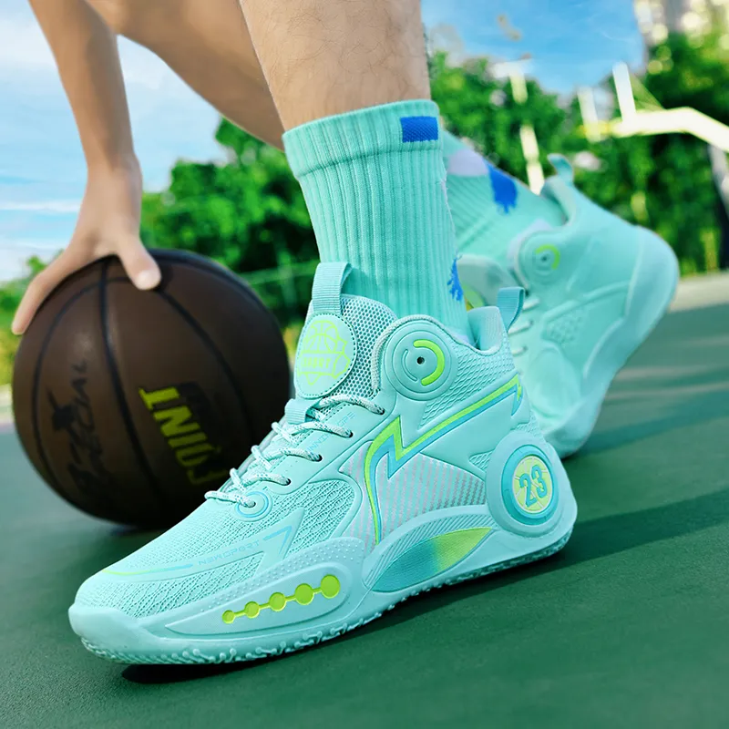 MUSNODO Cushioning, Slip Resistant, Abrasion Resistant, Breathable, Coverage, Rebound High Top Basketball Shoes Unisex-4