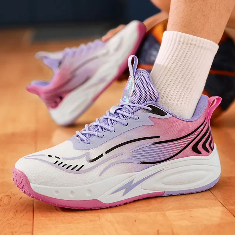MUSNODO Shock Absorbers With Slip Resistant And Abrasion Resistant Properties Low Top Basketball Shoes Unisex-18