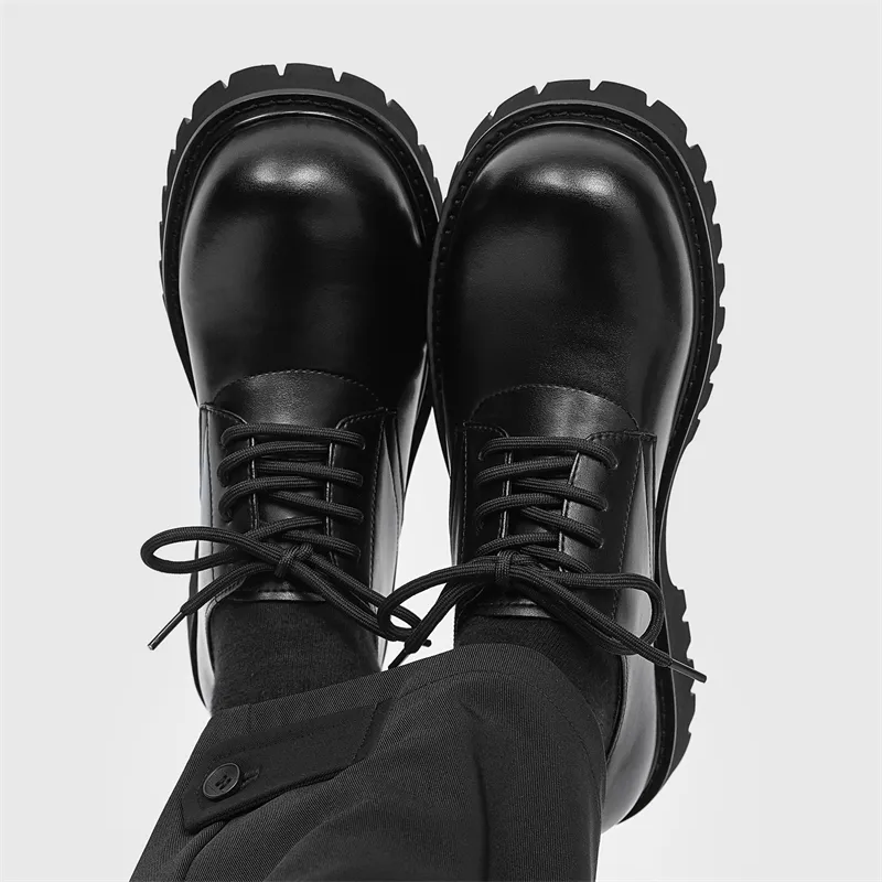 MUSNODO Dress Shoes Men's Black-5