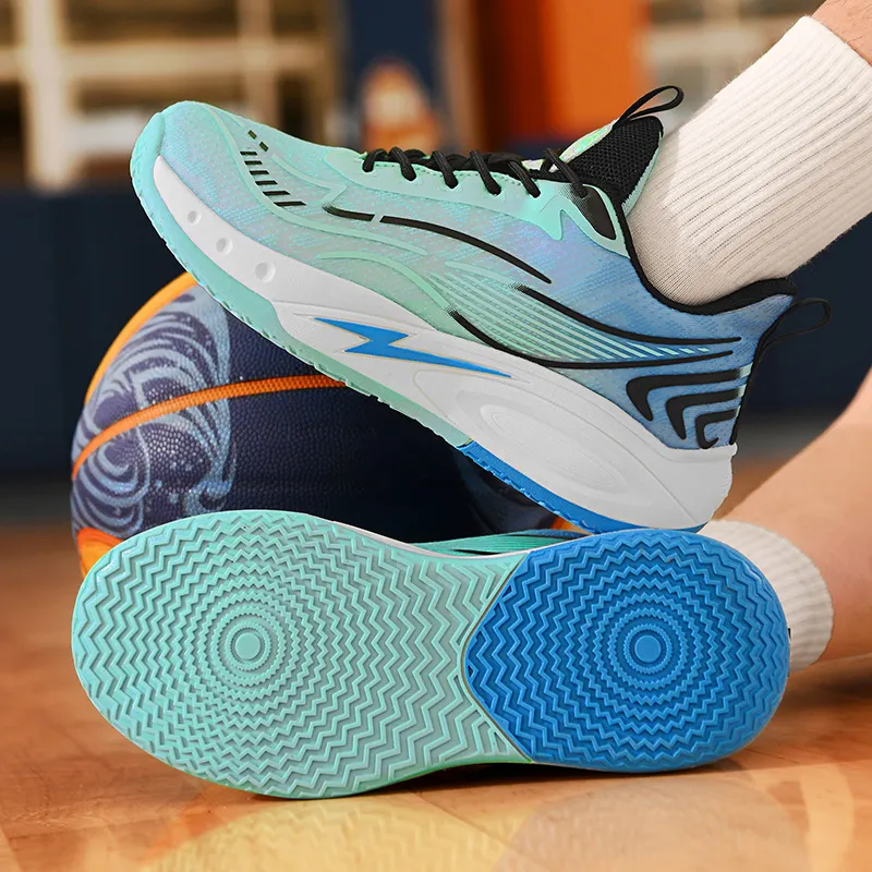 MUSNODO Shock Absorbers With Slip Resistant And Abrasion Resistant Properties Low Top Basketball Shoes Unisex-5