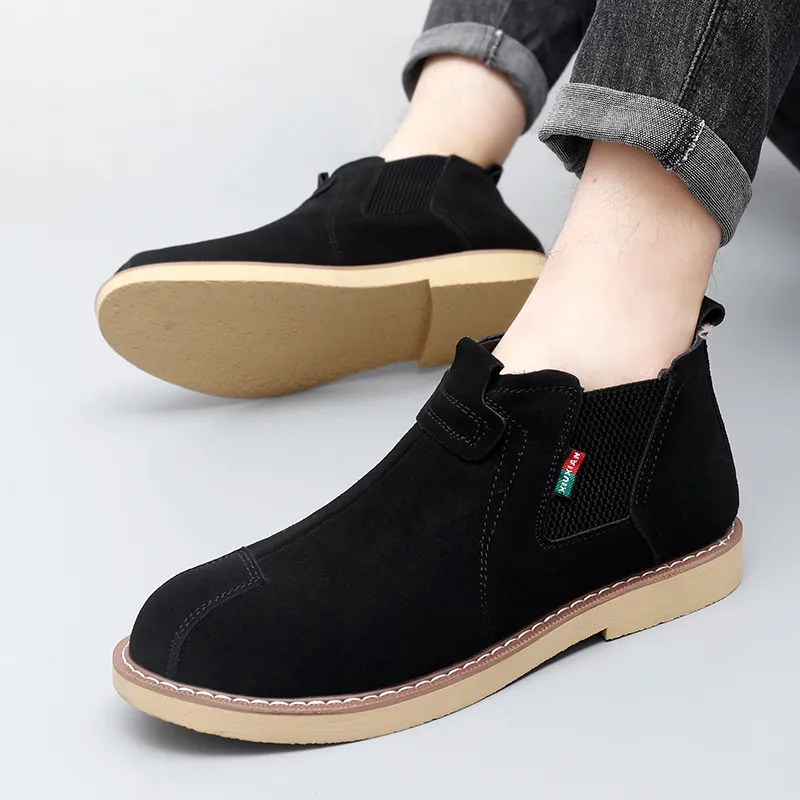 MUSNODO Ankle Length Chelsea Boots Unisex-4