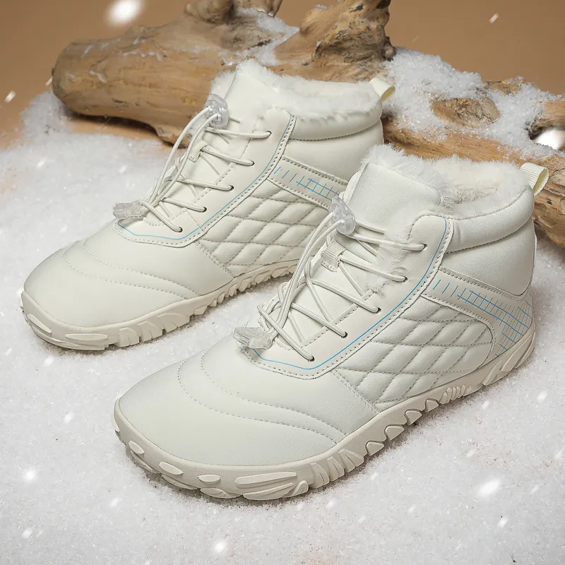 MUSNODO Thermal Waterproof Cushioning Short Snow Boots Men's-11