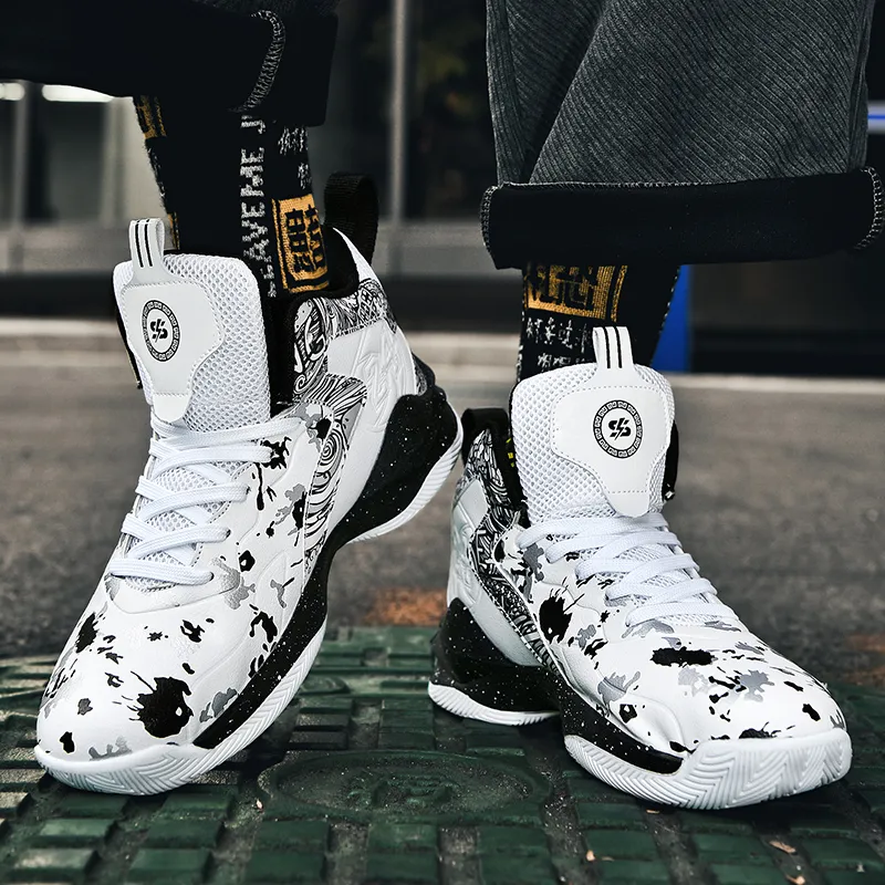MUSNODO Abrasion Resistant Thermal Rebound High Top Basketball Shoes Unisex-15