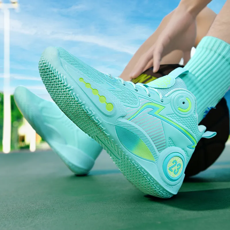 MUSNODO Cushioning, Slip Resistant, Abrasion Resistant, Breathable, Coverage, Rebound High Top Basketball Shoes Unisex-5