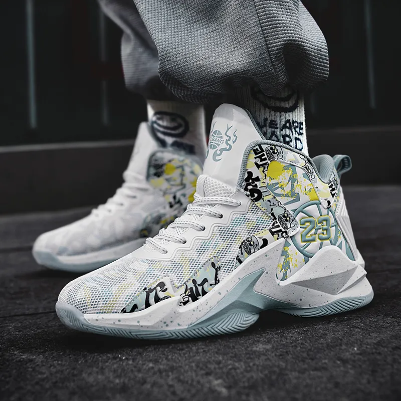 MUSNODO Slip Resistant, Abrasion Resistant, Rebound Resistant High Top Basketball Shoes Unisex-10