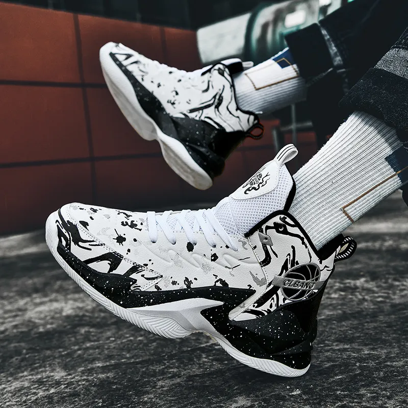 MUSNODO Thermal Coverage Rebound Abrasion Resistant High Top Basketball Shoes Unisex-17