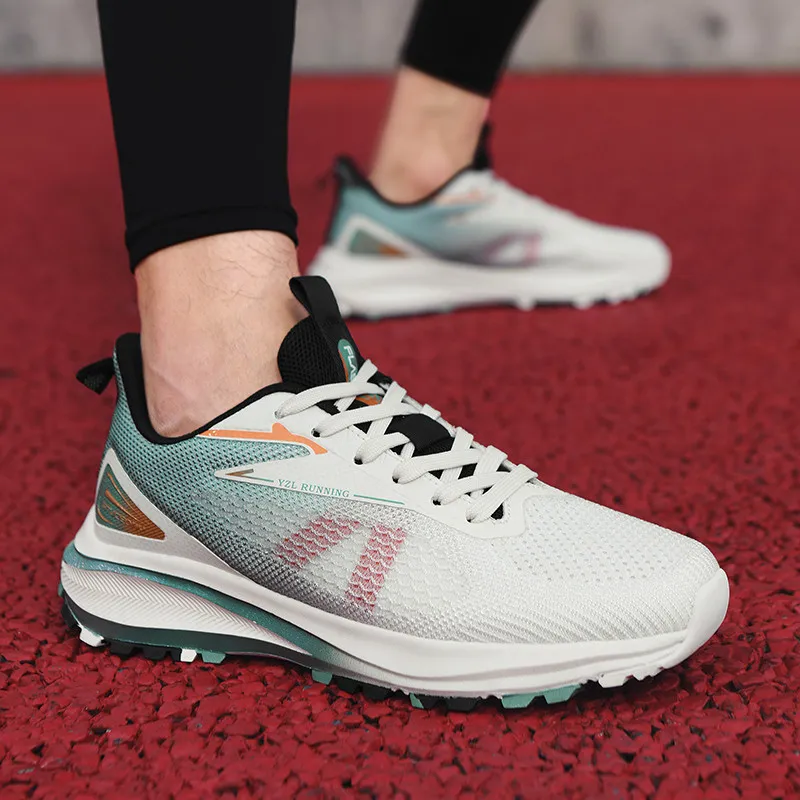 MUSNODO Slip Resistant, Breathable, Lightweight Low Top Casual Physical Fitness Test Physical Exam Running Shoes Unisex-32