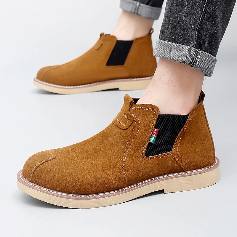 MUSNODO Ankle Length Chelsea Boots Unisex-15