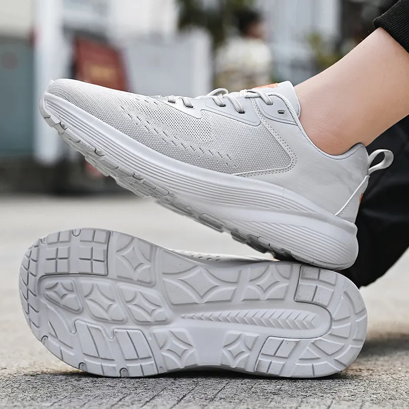 MUSNODO Shock Absorbers Slip Resistant Breathable Low Top Casual Running Shoes Unisex-20