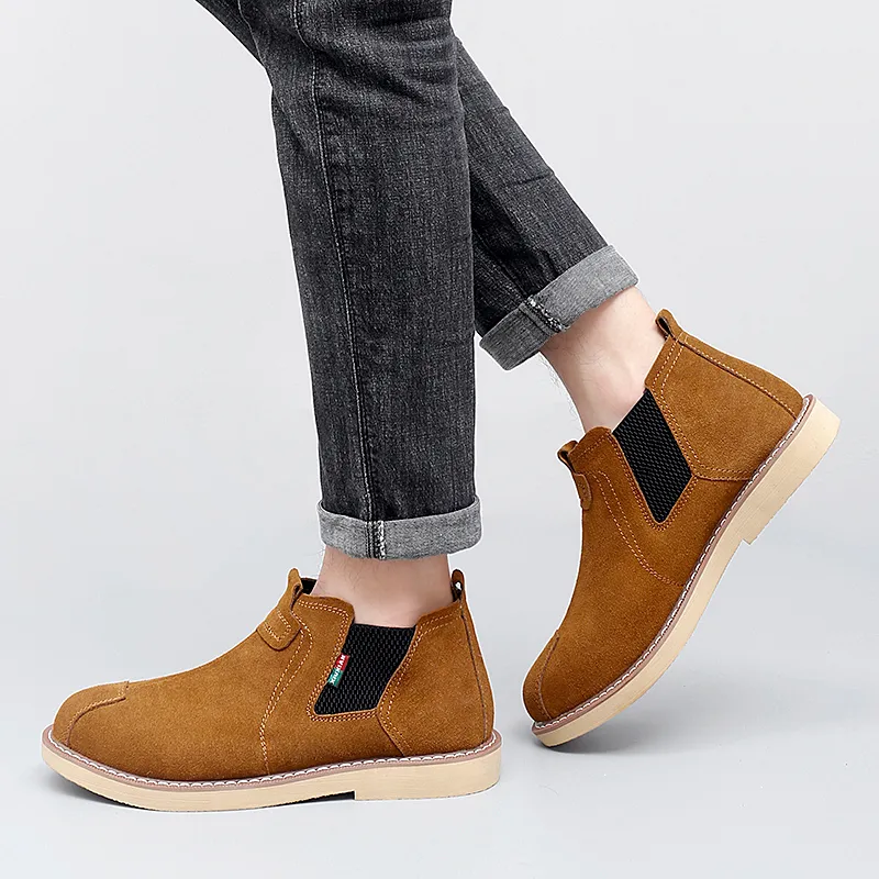 MUSNODO Ankle Length Chelsea Boots Unisex-16