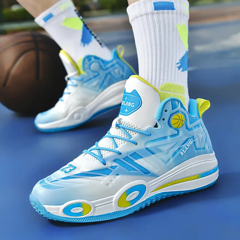 MUSNODO Cushioning, Slip Resistant, And Abrasion Resistant Mid Top Basketball Shoes Unisex-10