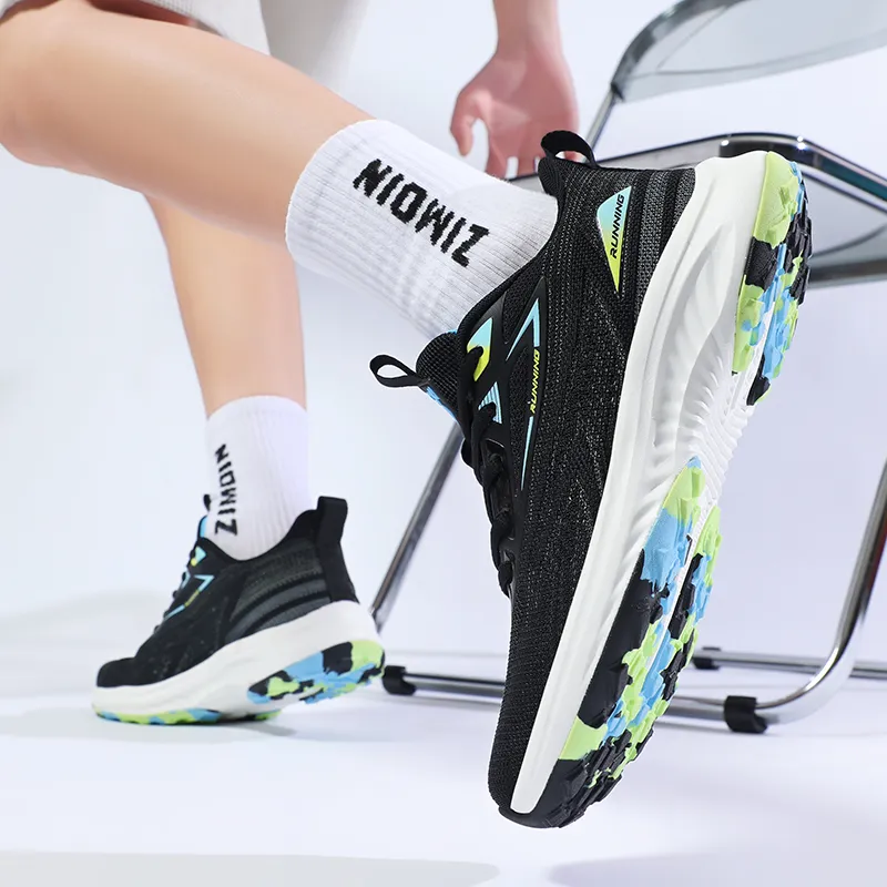 MUSNODO Shock Absorbing, Non Slip, Wear Resistant, Breathable And Lightweight Low Top Running Shoes Men's-14