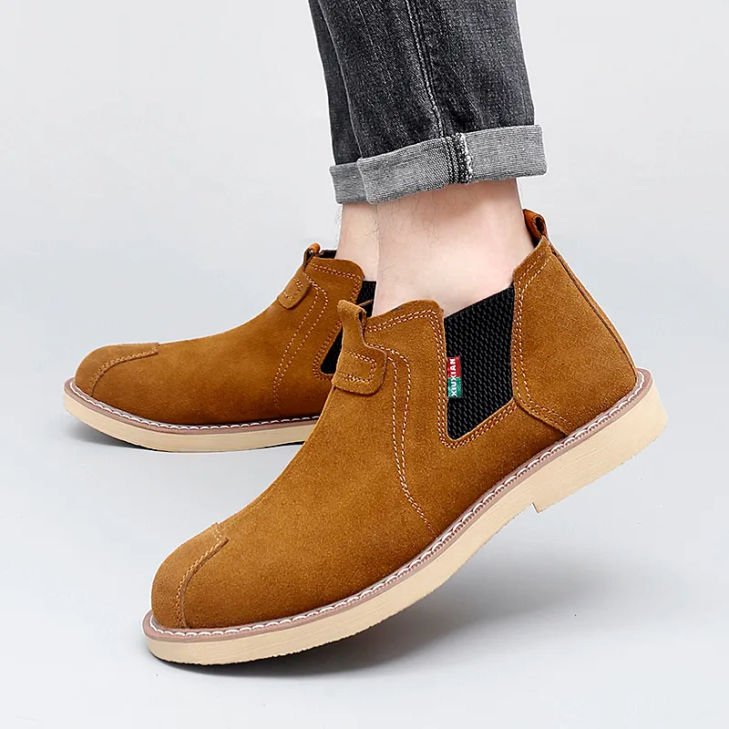 MUSNODO Ankle Length Chelsea Boots Unisex-10