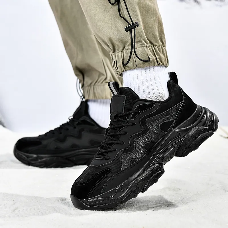 MUSNODO Cushioning, Slip Resistant, And Abrasion Resistant Low Top Casual Running Shoes Men's Black Purple Green-17