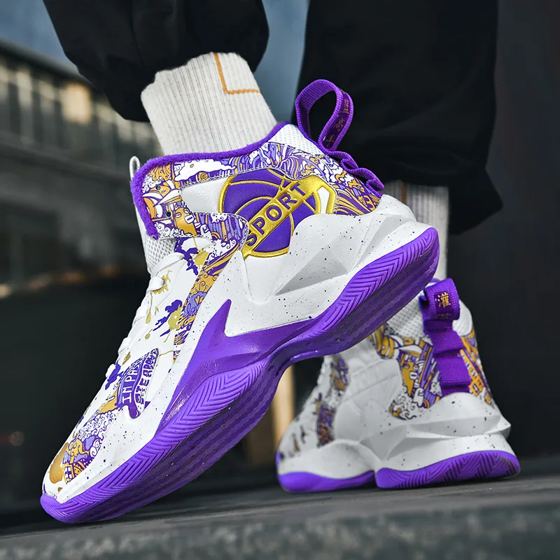 MUSNODO Abrasion Resistant Thermal Rebound High Top Basketball Shoes Unisex-22