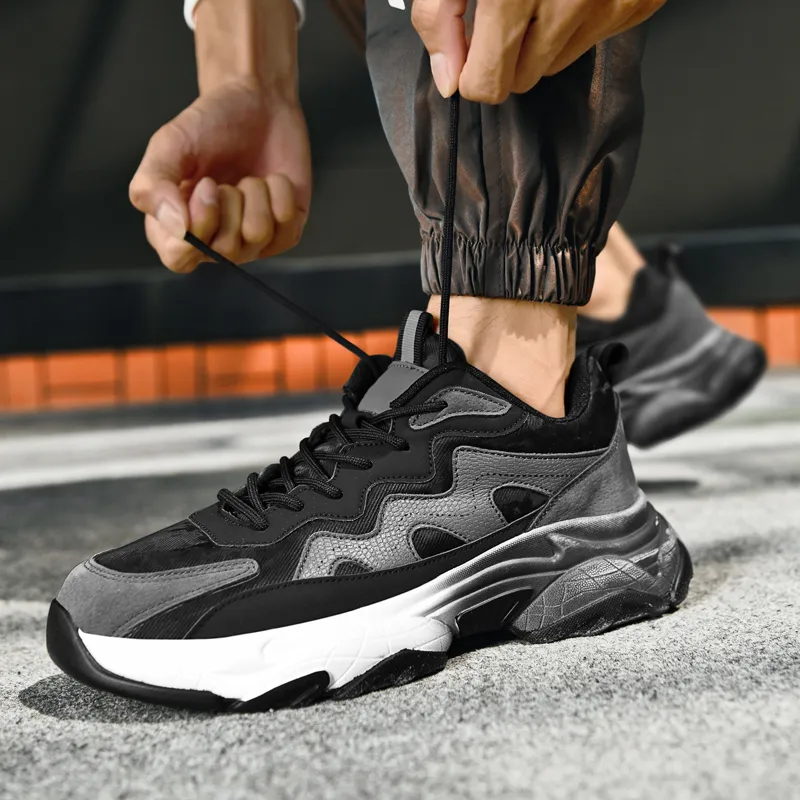MUSNODO Cushioning, Slip Resistant, And Abrasion Resistant Low Top Casual Running Shoes Men's Black Purple Green-10