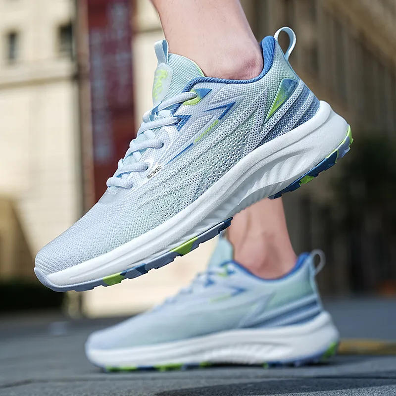 MUSNODO Shock Absorbing, Non Slip, Wear Resistant, Breathable And Lightweight Low Top Running Shoes Men's-3