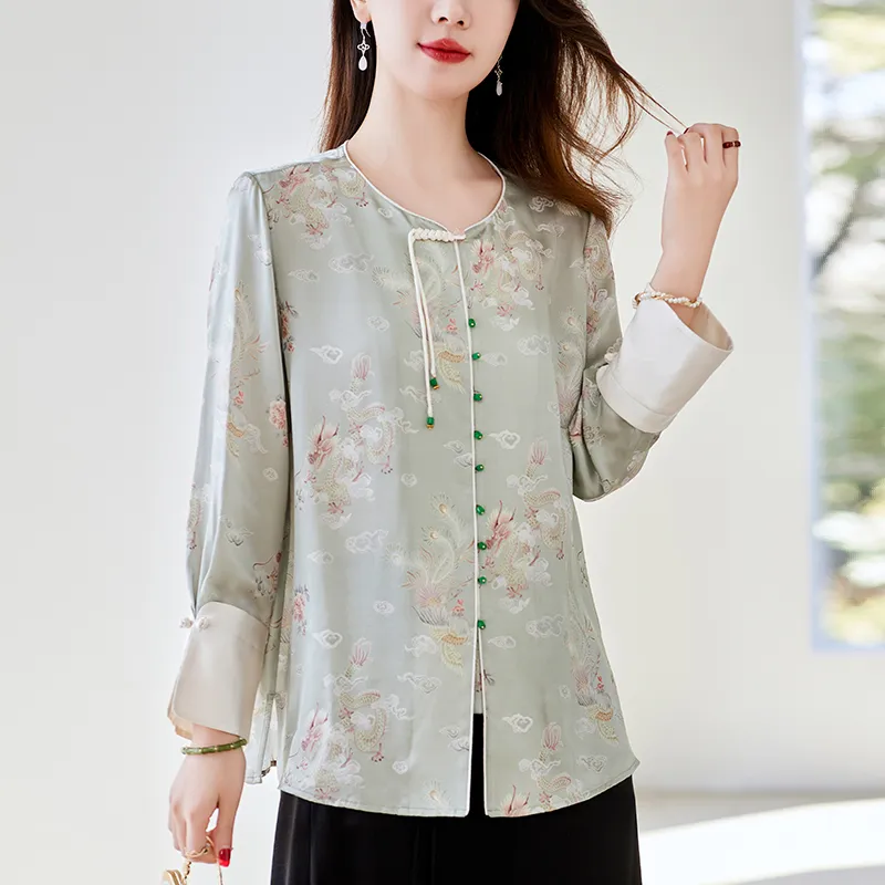 To The West Shirt Women's Green-3