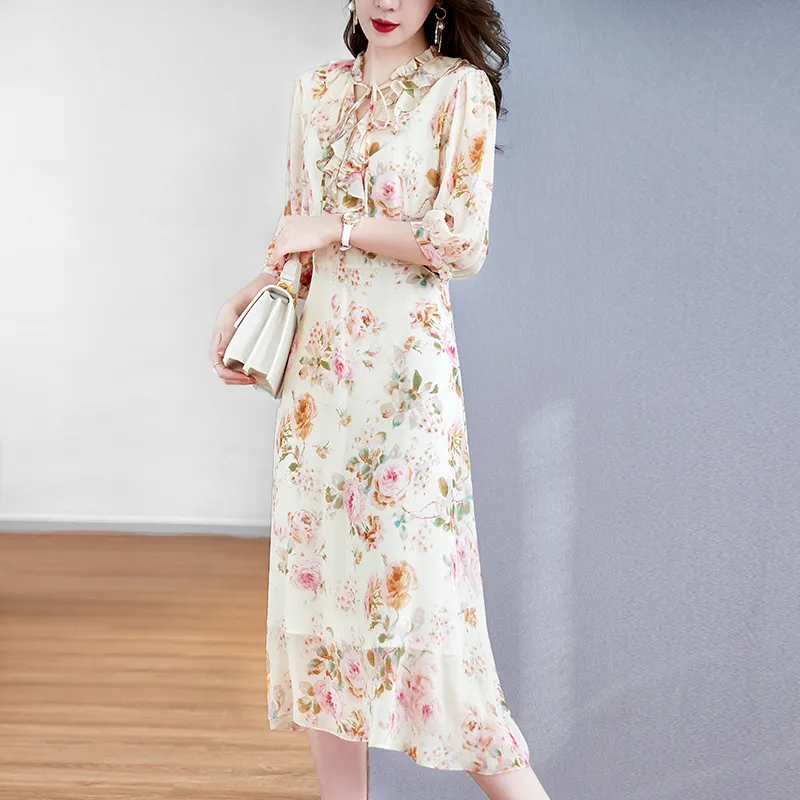 To The West Long Sleeved Dresses Women's Multicolor-2