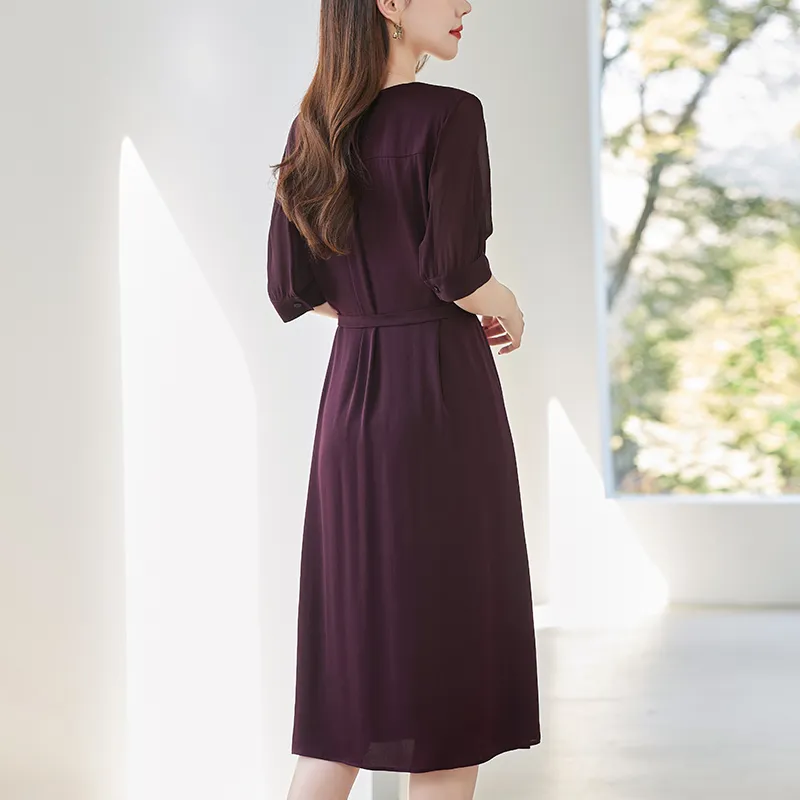 To The West Short Sleeved Dresses Women's-11